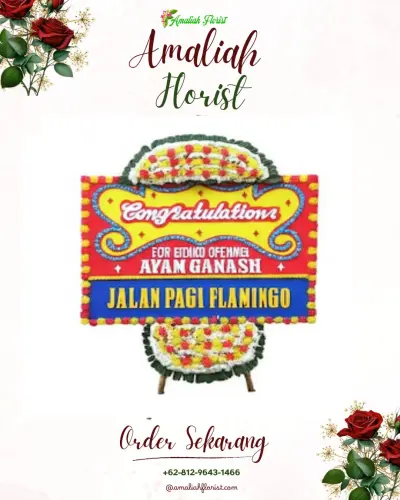 Bunga Papan Congratulation di Sei Selincah